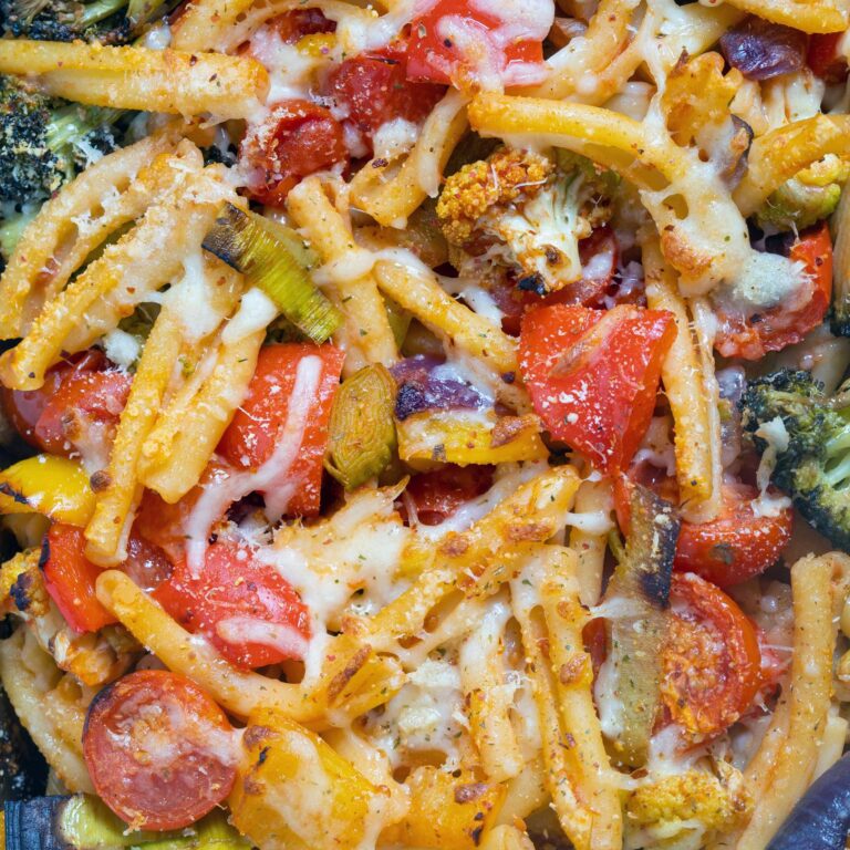 Zöldséges rakott tészta