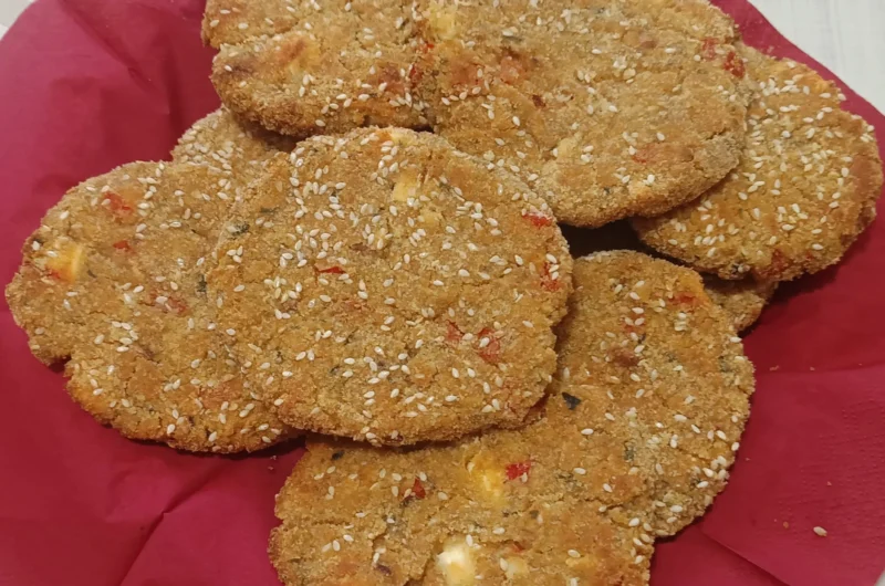 Vöröslencse fassírt sütőben készítve